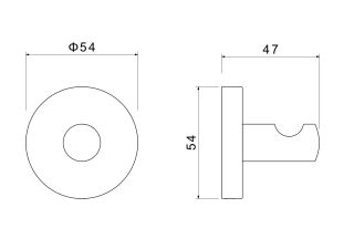 Крючок Aquatek Оберон AQ4201BG шлифованное золото